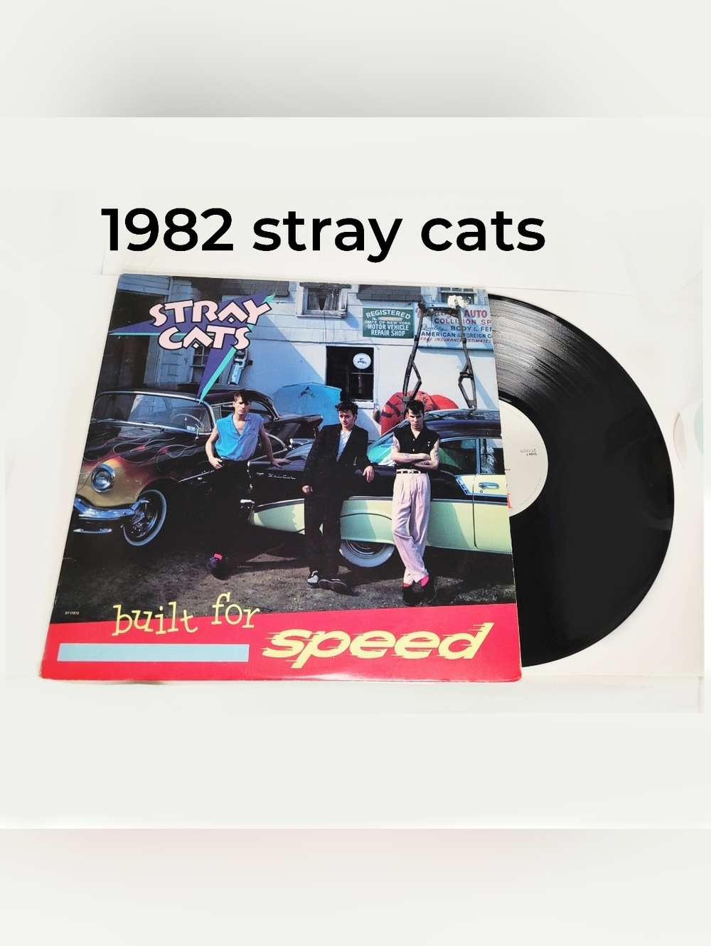 Stray Cats "Built For Speed" Vinyl Record - 1982 1st Press?